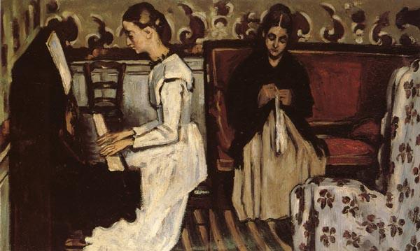 Paul Cezanne Young Girl at the Piano oil painting picture